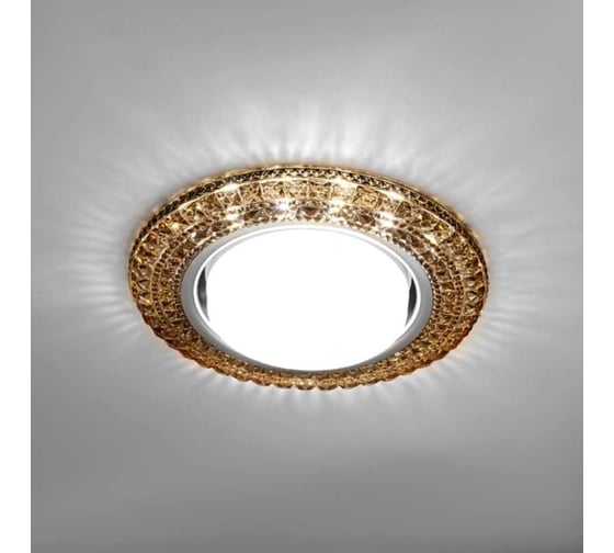 Потолочный светильник LightStandart Emilia LED 53 3 76 из полимера, чайный GX53+LED IT8698 1