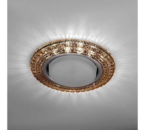 Потолочный светильник LightStandart Emilia LED 53 3 76 из полимера, чайный GX53+LED IT8698