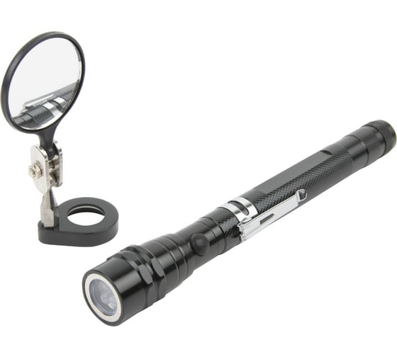 Фонарик WIEDERKRAFT на гибкой рукоятке с зеркалом WDK-65453 1