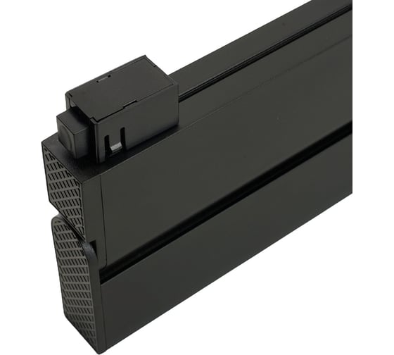 Трековый магнитный светильник FERON светодиодный mgn306 низковольтный 24w, 1920 lm, 4000к, 110 градусов, черный серия mattfold, 48721