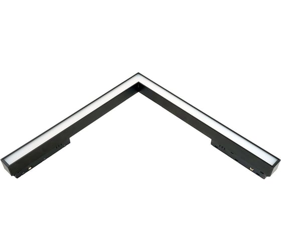 Трековый магнитный светильник FERON светодиодный mgn307 низковольтный 24w, 1920 lm, 4000к, 110 градусов, черный серия mattline, 48728 1