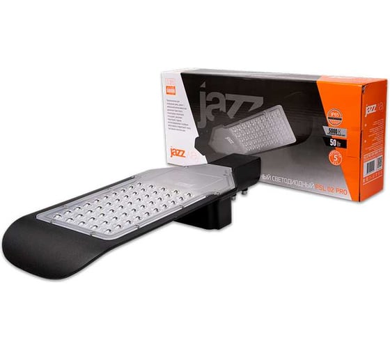 Светодиодный светильник Jazzway консольный PSL 02 PRO-5 BL 50Вт 5000К IP65 85-265В ДКУ уличный 5019959