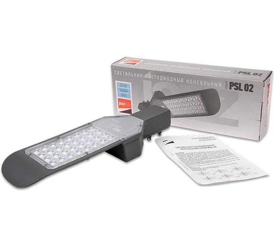 Светодиодный светильник Jazzway PSL 02 GR 30Вт 5000К IP65 AC85-265В ДКУ уличный 5005761