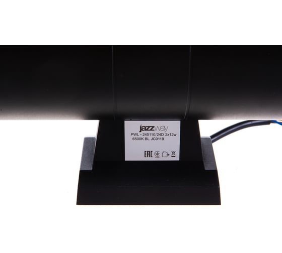 Светодиодный светильник Jazzway архитектурный PWL-300110/30D 2х12Вт 6500К BL черный фасадный 230В/50Гц IP65 5015142B