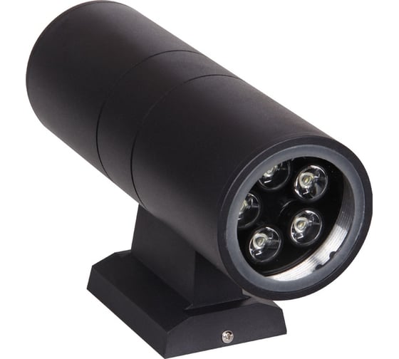 Светодиодный светильник Jazzway архитектурный PWL-26090/30D 2х5Вт 6500К BL черный фасадный 230В/50Гц IP65 1018618B