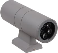 Светодиодный светильник Jazzway архитектурный PWL-26090/30D 2х5Вт 6500К GR серыйфасадный 230В/50Гц IP65 1018601B