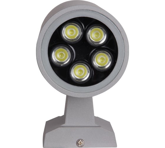 Светодиодный светильник Jazzway архитектурный PWL-26090/30D 2х5Вт 6500К GR серыйфасадный 230В/50Гц IP65 1018601B