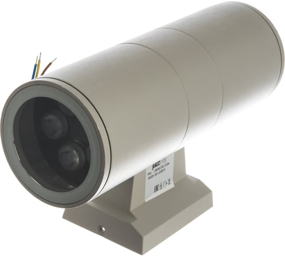 Светодиодный светильник Jazzway архитектурный PWL-26090/30D 2х5Вт 6500К GR серыйфасадный 230В/50Гц IP65 1018601B