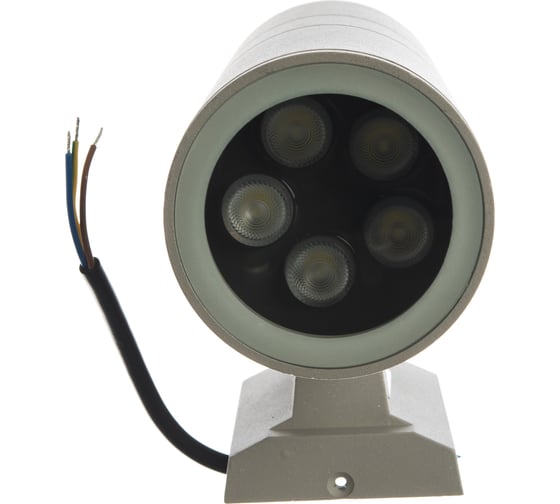 Светодиодный светильник Jazzway архитектурный PWL-26090/30D 2х5Вт 6500К GR серыйфасадный 230В/50Гц IP65 1018601B
