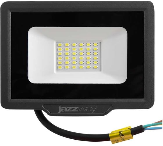Светодиодный прожектор Jazzway PFL- C3 30Вт (compact) 6500K IP65 закаленное прозрачное стекло 5023567A