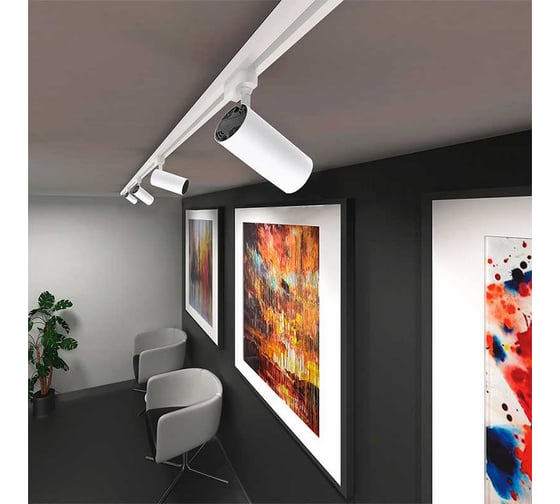 Светодиодный светильник Jazzway трековый PTR 0725 25Вт 3000К IP40 24град. WH белый 5018587