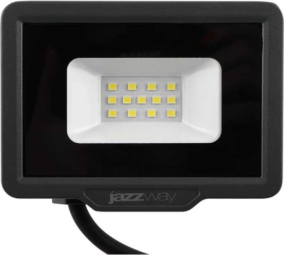Светодиодный прожектор Jazzway PFL- C3 10Вт (compact) 6500K IP65 закаленное прозрачное стекло 5023529A