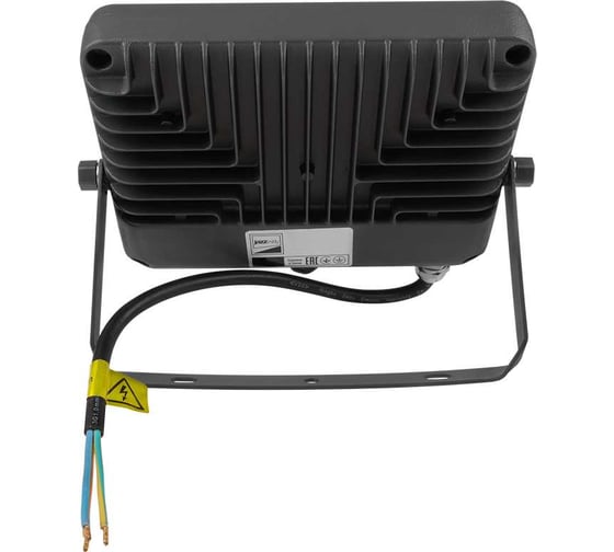 Светодиодный прожектор Jazzway PFL-S2 30Вт 6500К IP65 220–240В ДО с клапаном закаленное матовое стекло серый 2853295D