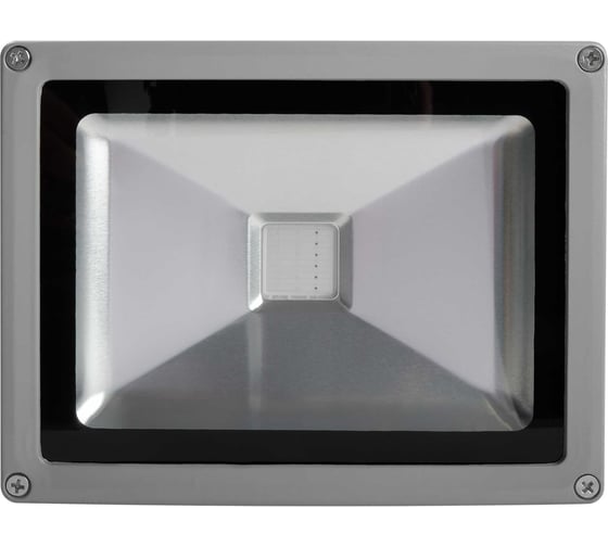 Светодиодный прожектор Jazzway PFL-20W/RGB-RC/GR 20Вт IP65 серый 1005908
