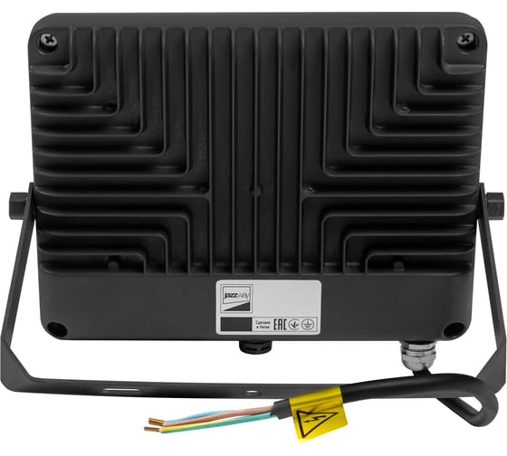 Светодиодный прожектор Jazzway PFL-S2 50Вт 6500К IP65 220–240В ДО с клапаном закаленное матовое стекло серый 2853301D