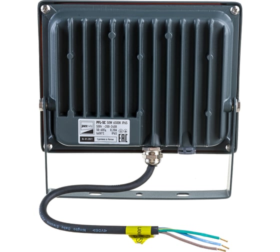 Прожектор Jazzway PFL-SC-50w 6500K IP65 матовое стекло 5001435 3