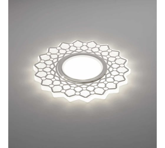 Светильник Lightstandart Latina LED 51 4 01 декоративный, из акрила+металл, со светодиодной подсветкой, MR16, белый IT8925