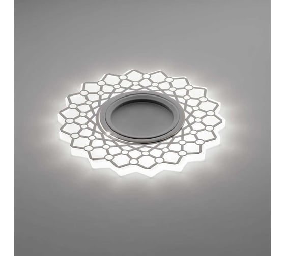 Светильник Lightstandart Latina LED 51 4 01 декоративный, из акрила+металл, со светодиодной подсветкой, MR16, белый IT8925