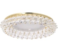Светильник Lightstandart Venecia 53 0 04 штампованный, с ограненным стеклом, золото, прозрачное стекло, GX53 IT8537
