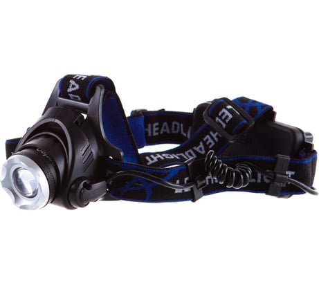 Светодиодный налобный фонарь PERFEO PF_A4404, 180LM, аккумулятор 18650, Zoom, 3 режима 30 011 880