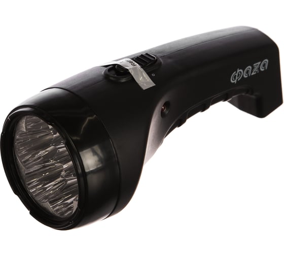 Аккумуляторный фонарь ФАZА ручной AccuF2-L07-bk 7LED 2 режима: 100проц./25проц. аккум. 0.4А.ч выдвижная вилка индикатор зарядки черн. 5000810