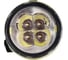 Аккумуляторный фонарь ФАZА ручной AccuF2-L04-gn 4LED 2 режима: 100проц./25проц. аккум. 0.4А.ч выдвижная вилка индикатор зарядки зел. 2857859 2