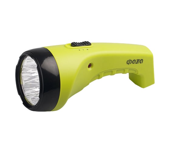 Аккумуляторный фонарь ФАZА ручной AccuF2-L07-gn 7LED аккум. 4В 0.4А.ч 25проц. (10ч)/100проц. (2.5ч) зел. 2857873
