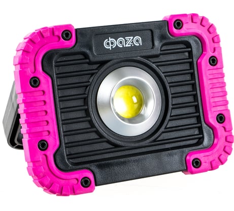 Портативный светодиодный автономный фонарь-прожектор ФАZА WL1-L5W-mg (черно-рубин) 5022645