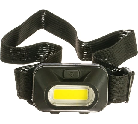 Налобный фонарь ФАZА H9-L1W-bk 1Вт COB 100лм 3 режима: 100проц./30проц./мигающ. 3хAAA (не в компл.) 5022386