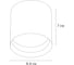 Точечный накладной светильник ARTE LAMP intercrus A5548PL-1WH 3