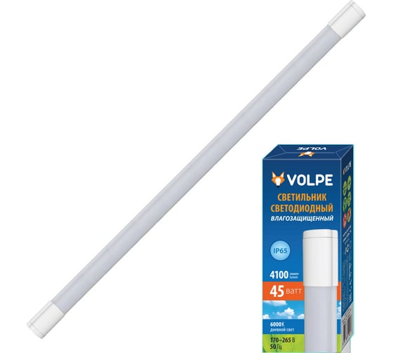 Накладной светодиодный светильник Volpe ULT-Q218 45W/DW IP65 WHITE UL-00002583 1