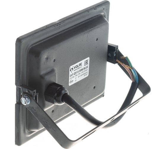 Светодиодный прожектор Volpe ULF-Q513 30W/BLUE IP65 220-240В BLACK UL-00005813