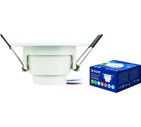 Светодиодный встраиваемый светильник Volpe ULM-Q261 5W/NW IP44 WHITE UL-00003241