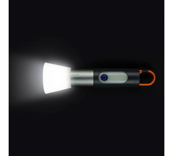 Фонарь Jazzway светодиодный ручной аккумуляторный Accu1-L5W/L3W-bk 5Вт+3Вт Li-ion 18650 1200мА.ч IP43 5048812