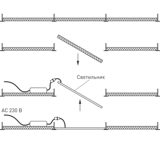 Светильник Arlight DL-INTENSO-S300x600-28W Day4000 1шт 043553