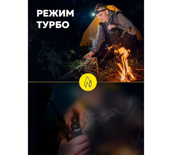 Светодиодный аккумуляторный фонарь Forsage "Profi" с магнитом/креплением на пояс/налобный (свет белый, 4000 Lum, дальность-114м, 5000mAh) F-BF101(54145)