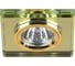 Декоративный светильник ЭРА DK8 GD/YL стекло, квадрат, MR16,12V/220V, 50W, золото/зеркальный желтый C0043738 1
