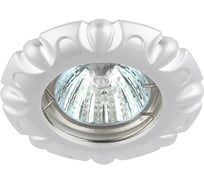 Светильник ЭРА KL66 PS литой MR16, 12V/220V, 50W, перламутровое серебро Б0021531