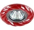 Декоротивный светильник ЭРА DK4 CH/R керамика, косичка, MR16, 12/220 V, хром/красный Б0007078 1