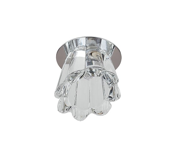 Декоративный светильник ЭРА DK46 CH/WH колокол, G9, 220V, 40W, хром/прозрачный Б0003846