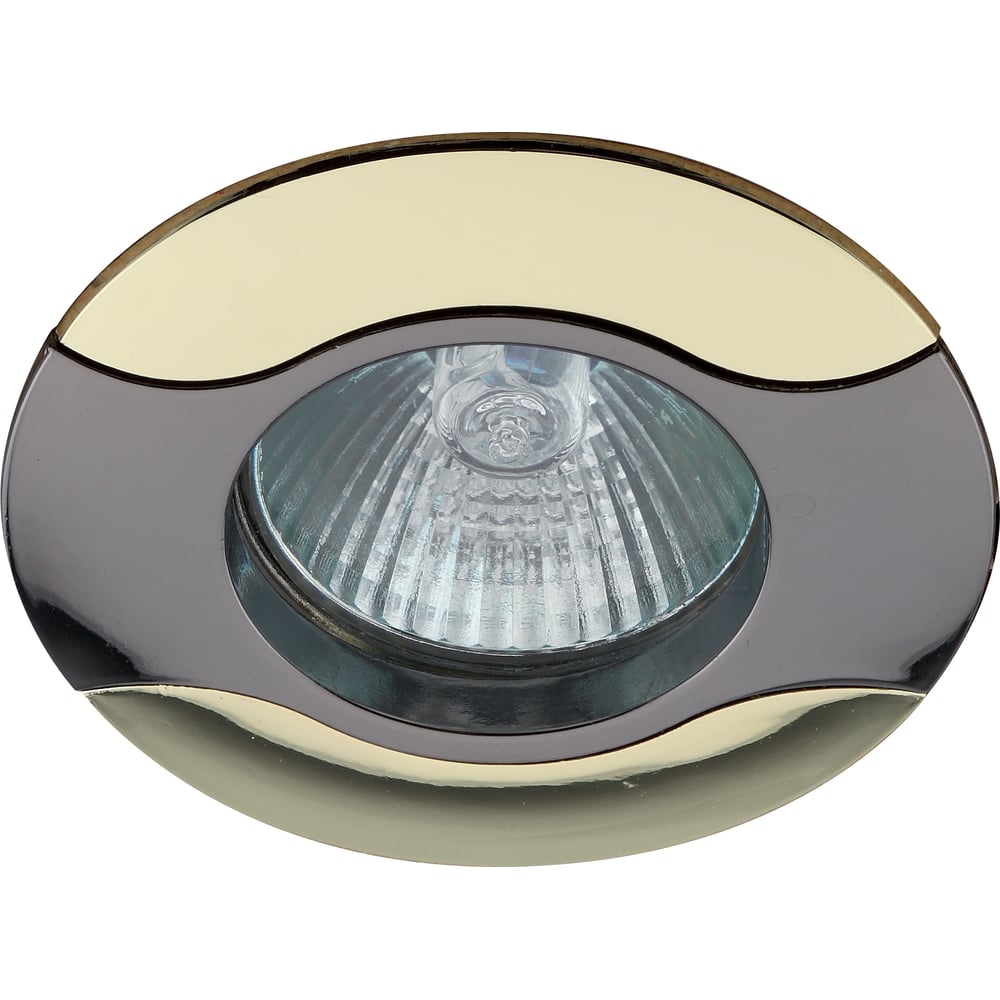Светильник ЭРА KL18 GU/G литой, волна MR16, 12V/220V, 50W, черный ...