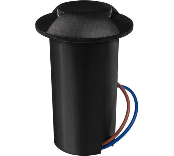 Светодиодный светильник Jazzway PGR R60/2 2w 4000K Black IP65 грунтовый встраиваемый 5024861