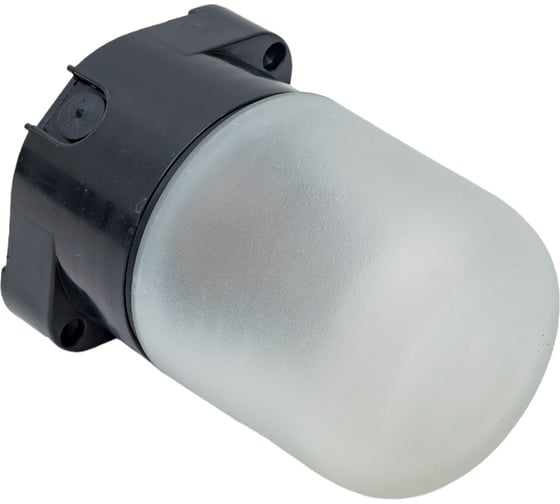 Светильник LightStandart Sauna 01 02 для бани/сауны IP65, цилиндр прямой, 60Вт 1хЕ27, цвет черный, рабочая температура до +125C (НББ 01-60-001 УХЛ1) IT8887