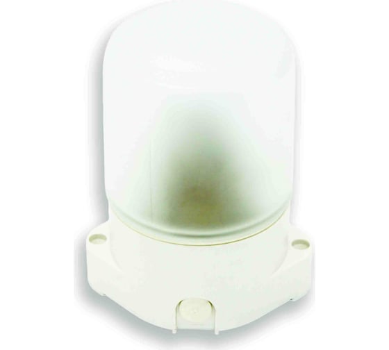 Светильник LightStandart Sauna 01 01 для бани/сауны IP65, цилиндр прямой, 60Вт 1хЕ27, цвет белый, рабочая температура до +125C (НББ 01-60-001 УХЛ1) IT8886 1