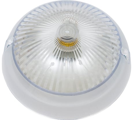 Антивандальный светильник Lightstandart Luna 01 01 IP54, круглый, керамический цоколь Е27, 60 Вт, белый (НБП 06-60-001 УХЛ1) IT8560