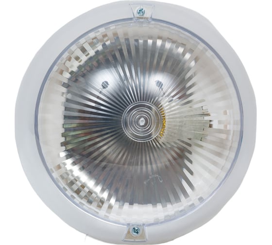 Антивандальный светильник Lightstandart Luna 01 01 IP54, круглый, керамический цоколь Е27, 60 Вт, белый (НБП 06-60-001 УХЛ1) IT8560