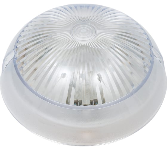 Антивандальный светильник Lightstandart Luna 01 01 IP54, круглый, керамический цоколь Е27, 60 Вт, белый (НБП 06-60-001 УХЛ1) IT8560