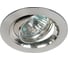 Литой поворотный светильник ЭРА KL29 А SN/N тарелка MR16, 12V/220V, 50W сатин C0043727 1