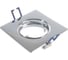 Литой квадратный поворотный светильник ЭРА KL2A CH MR16, 12V/220V, 50W 50W хром C0043661 3