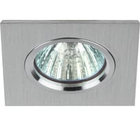 Литой светильник ЭРА KL57 SL алюминиевый MR16, 12V/220V, 50W серебро Б0017254